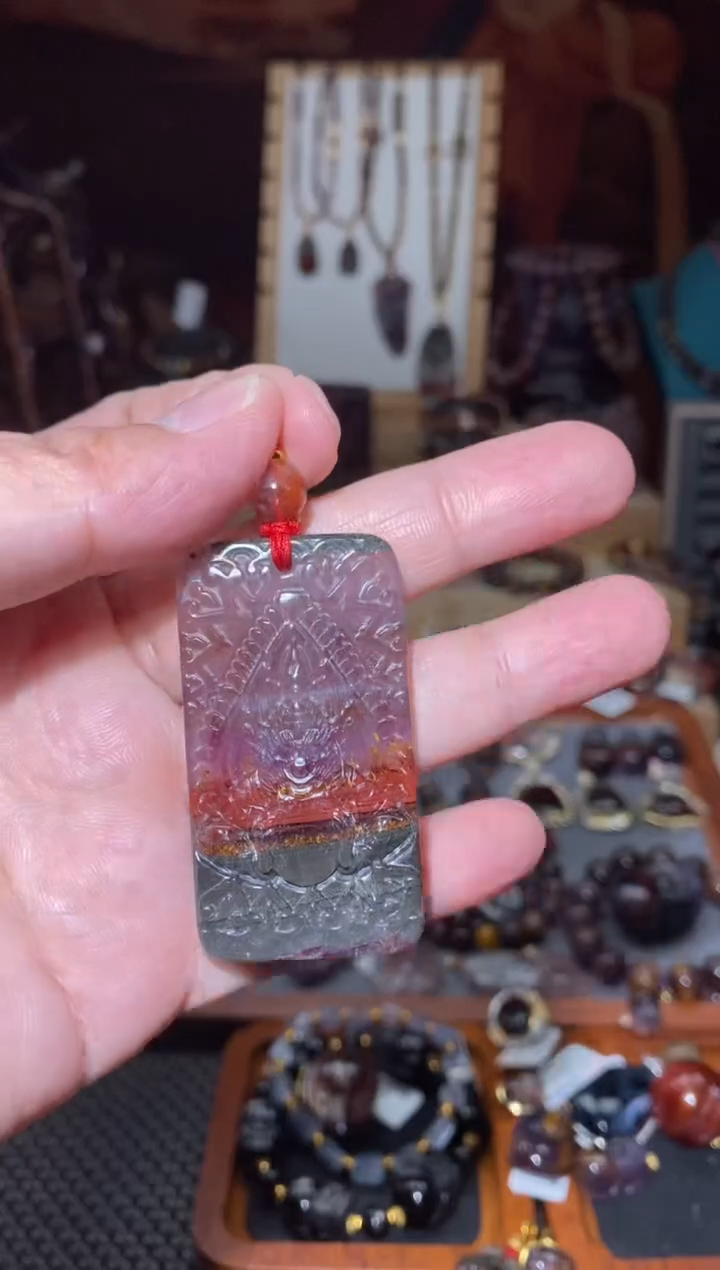拉胡未镶嵌水晶极光23