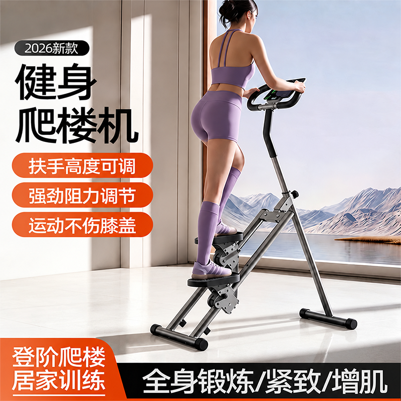 双十一福利【工厂直发】爬楼机多功能家用弹簧阻力可调节室内