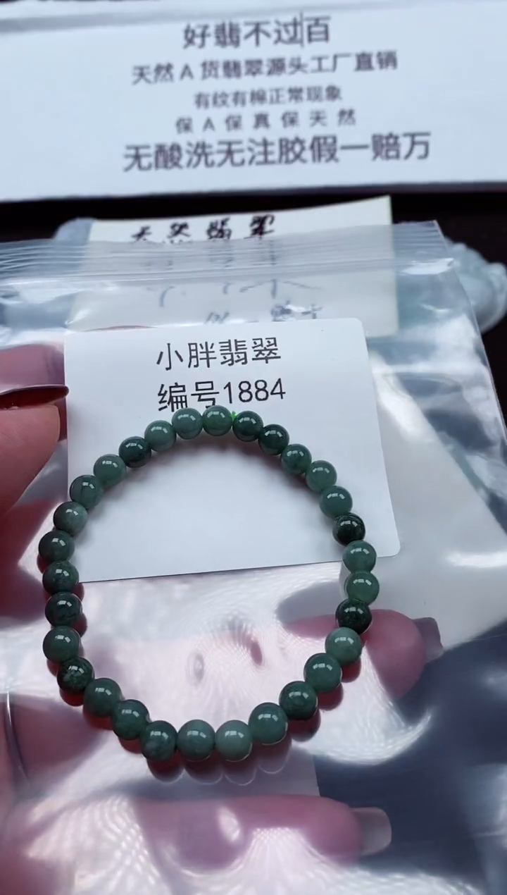 颈饰未镶嵌翡翠缅甸天然A货翡翠1884