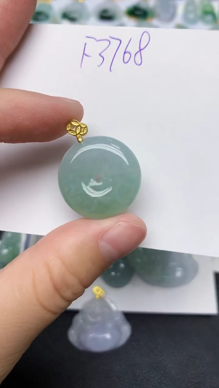 颈饰未镶嵌翡翠天然缅甸A货翡翠百元以上9元证书费自理