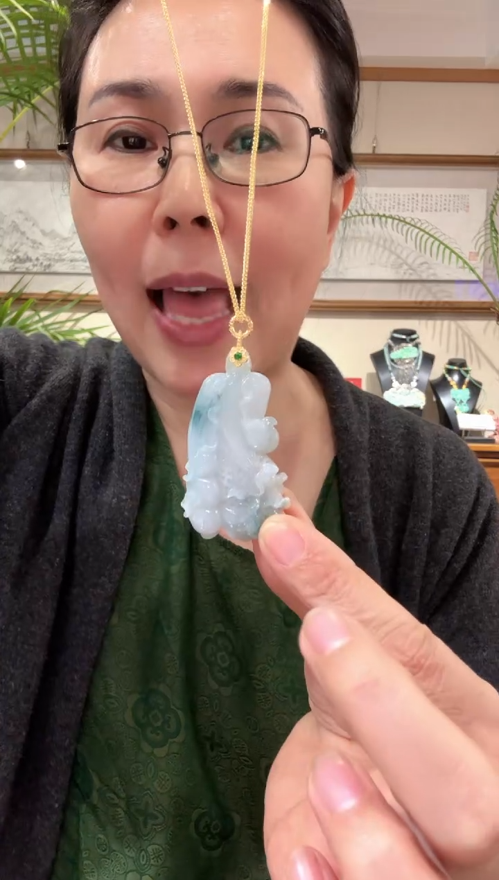 【闪购商品】翡翠颈饰未镶嵌国风