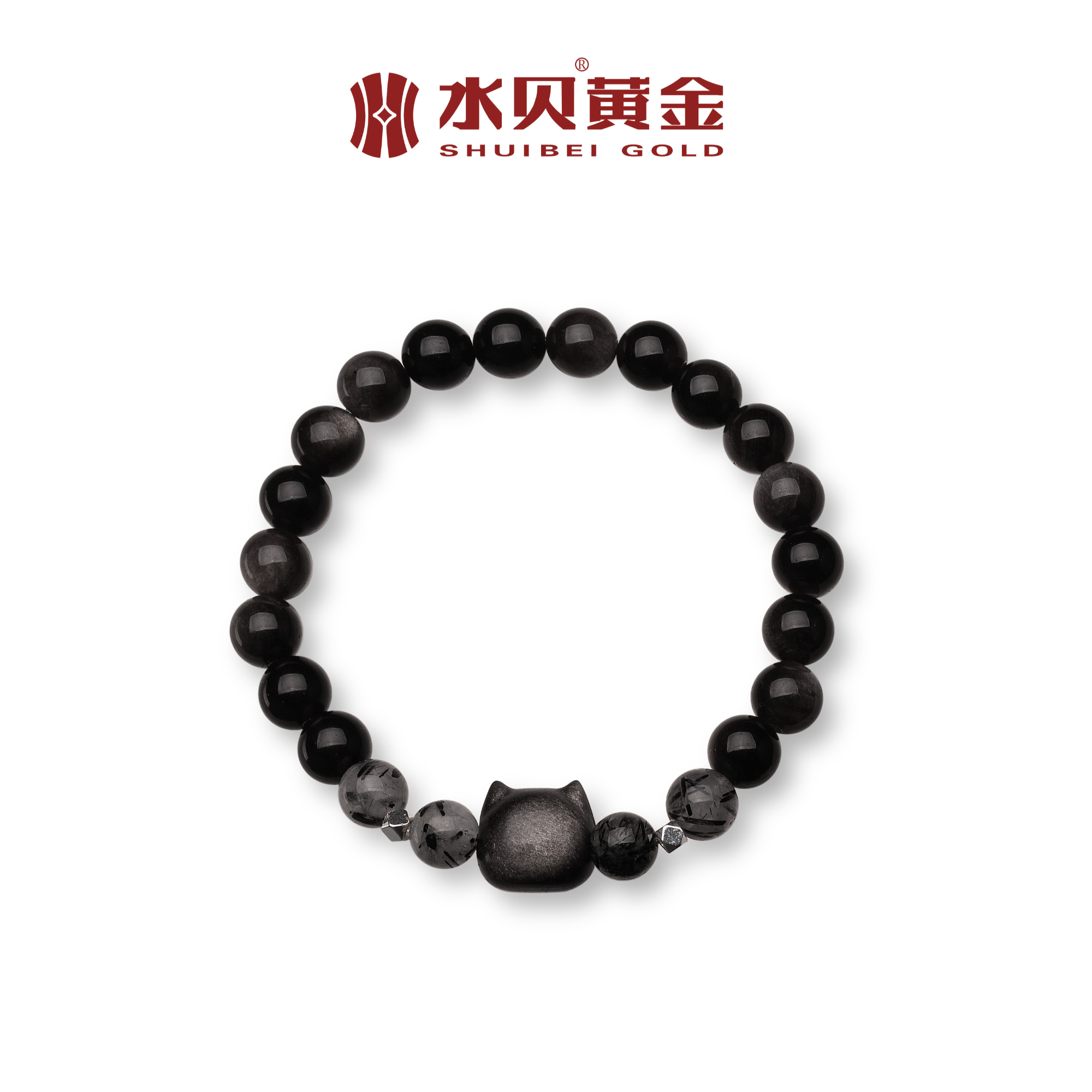 合金手链 银曜石手串手链百搭情侣