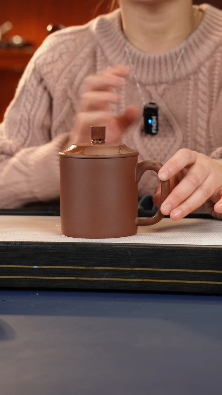 【闪购商品】紫砂茶杯宜兴原矿紫砂文革泥盖杯