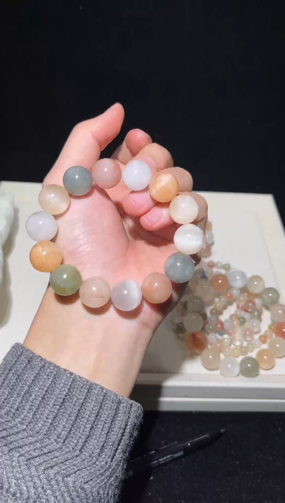 未镶嵌手串水晶27彩兔毛出厂价默认微瑕15