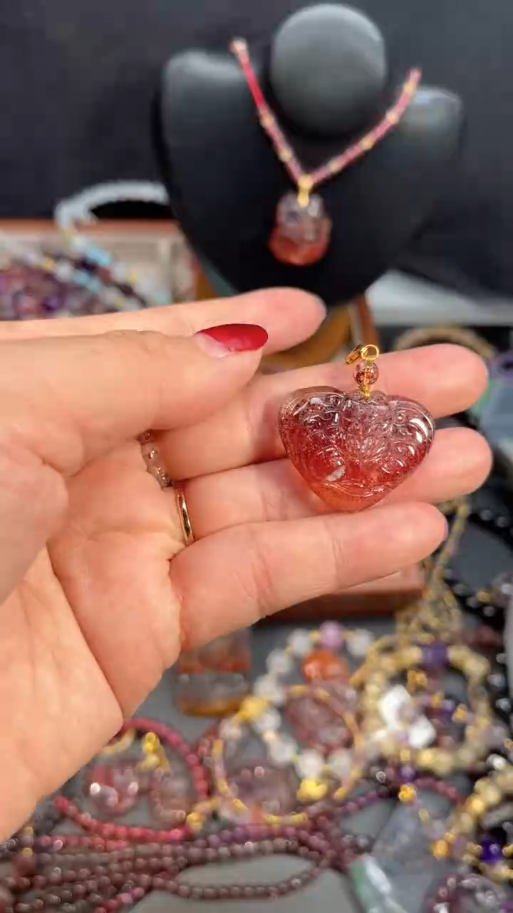 【闪购商品】水晶颈饰未镶嵌【百晶灵儿】天然定制款