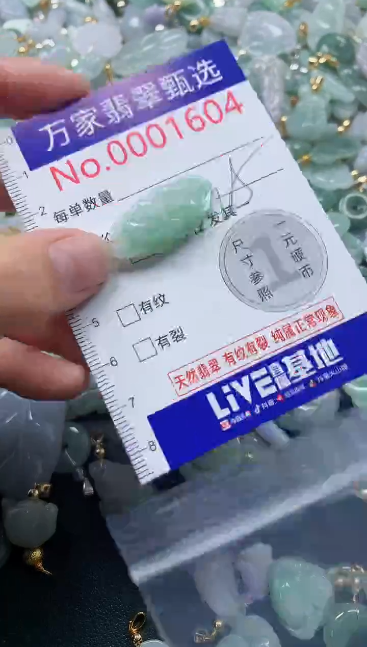 吊坠(不含链)未镶嵌翡翠1604