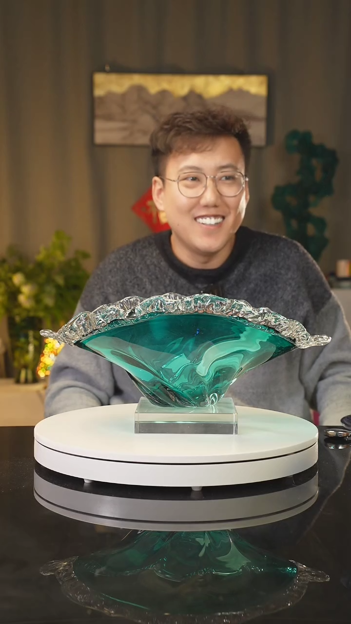 【闪购商品】雅致水晶陶瓷瓷片艺术摆件礼品