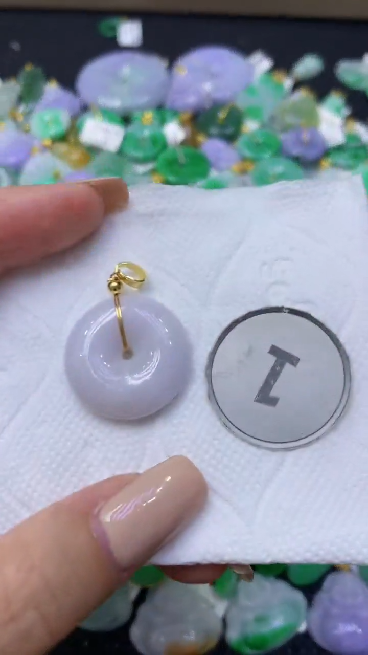 颈饰未镶嵌翡翠天然缅甸翡翠A货