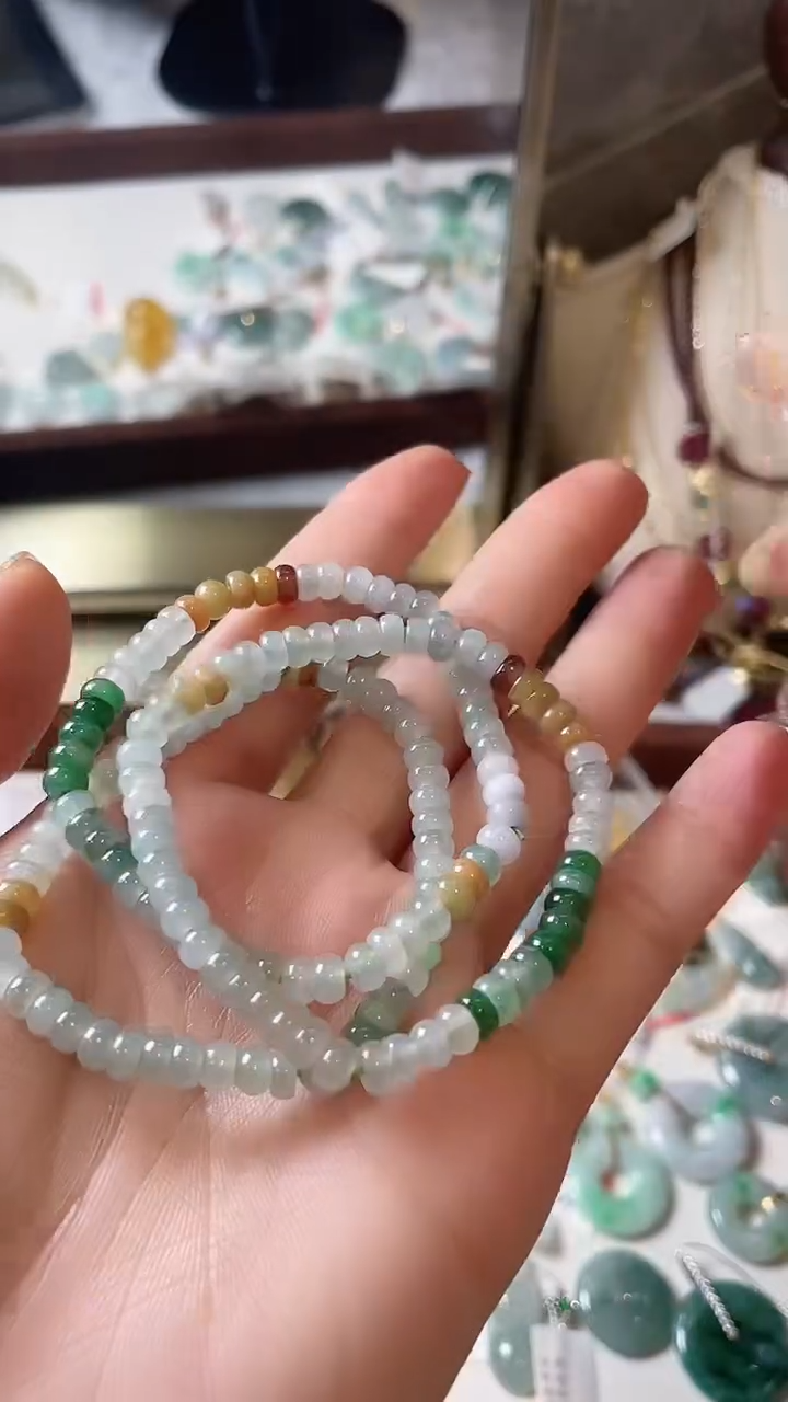 【闪购商品】翡翠手串未镶嵌不规则发货选其一