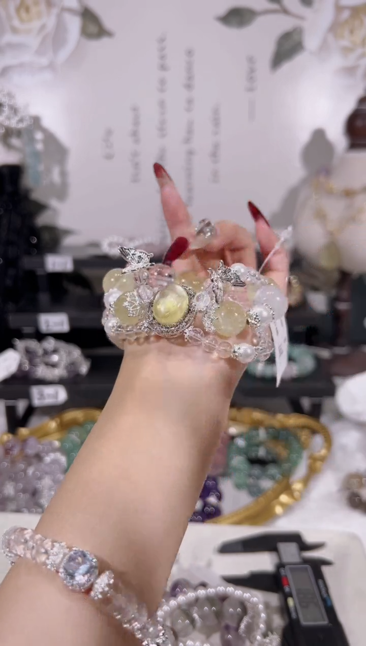 【闪购商品】水晶手链未镶嵌天然水晶默认微瑕，多样性发货发其一