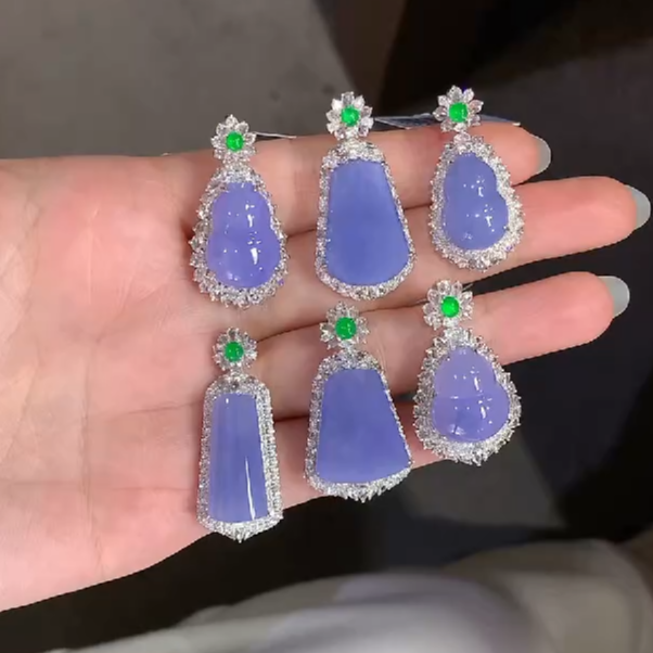 翡翠吊坠1件-18K金-多样性发货只发一件-BK|CXQ21