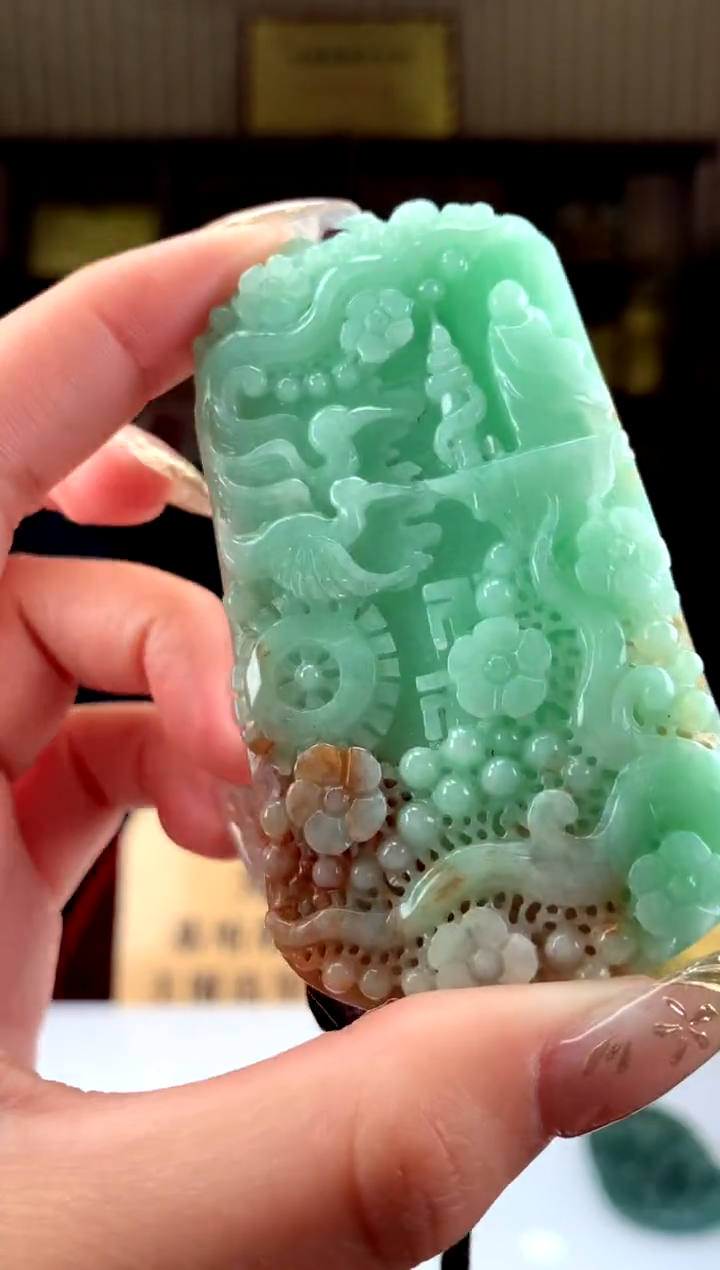 【闪购商品】定制翡翠未镶嵌天然A货翡翠（拍一发一）