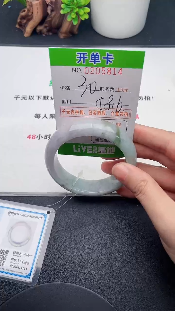 未镶嵌手镯翡翠14天然翡翠A货