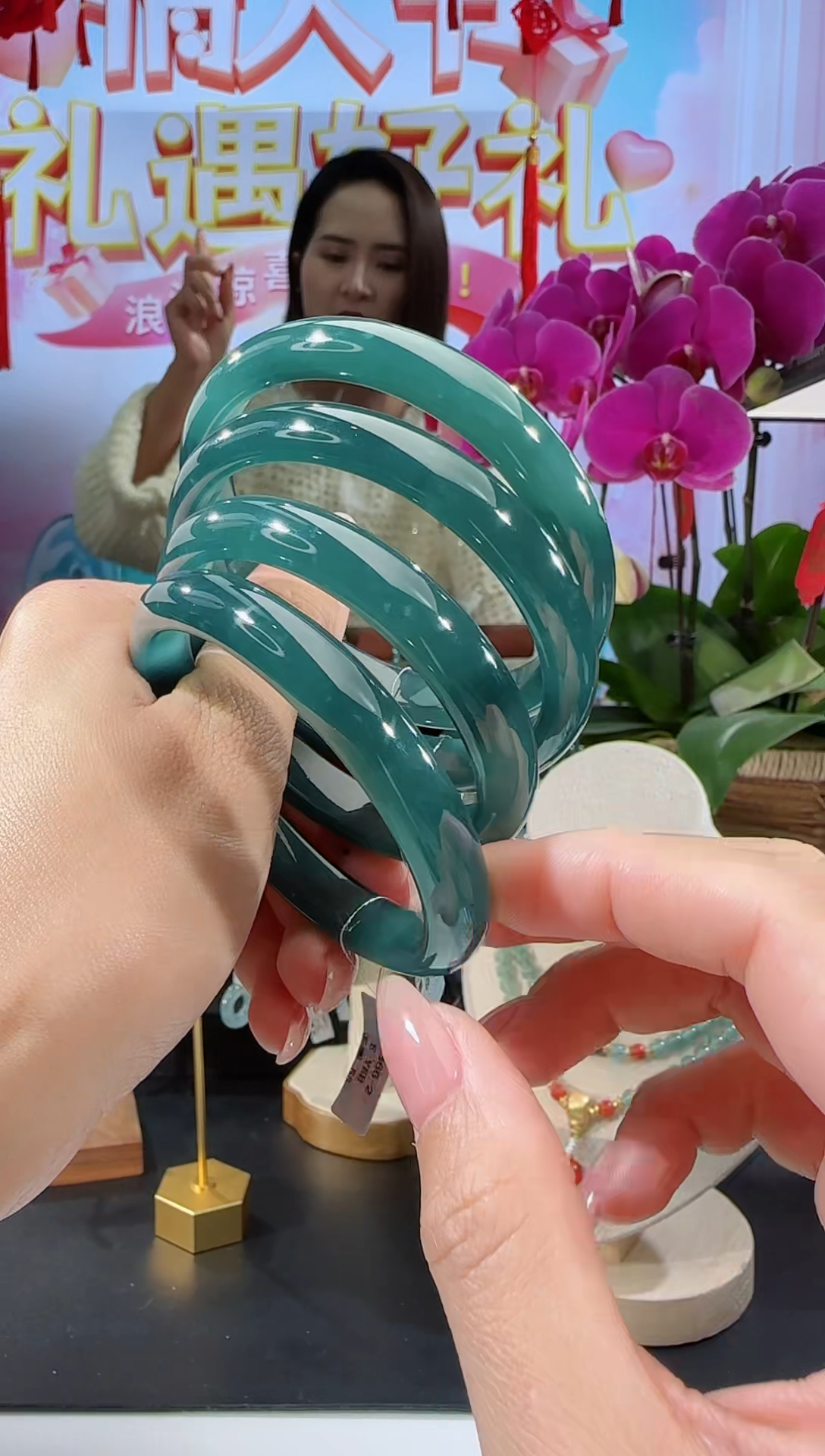 【闪购商品】翡翠手镯未镶嵌圈口可选多样性发一