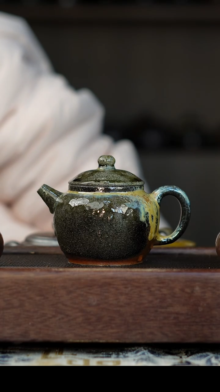 茶壶紫砂柴烧紫砂 巨轮200cc