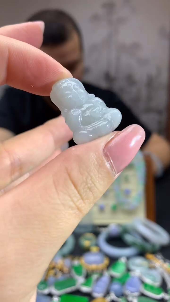 【闪购商品】翡翠颈饰未镶嵌4-天然翡翠