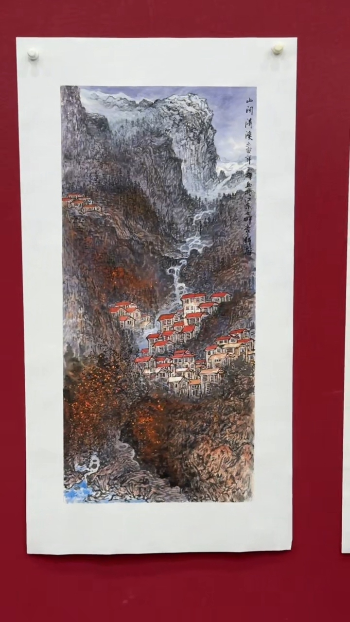 国画国画绘画山水花鸟