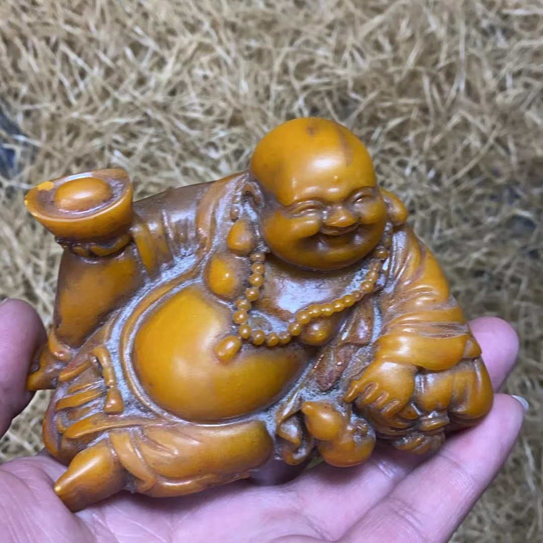 黄色佛摆件（杰起臻选）