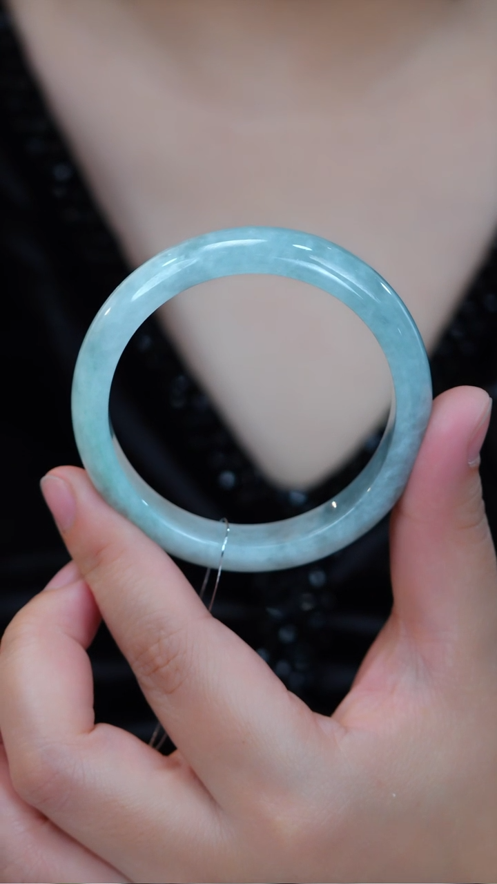 翡翠未镶嵌手镯7765玉镯