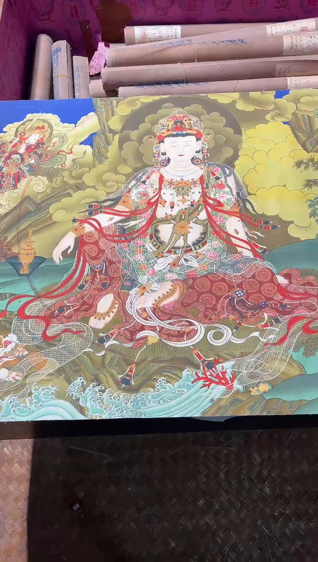 卷轴画东东唐卡tk16