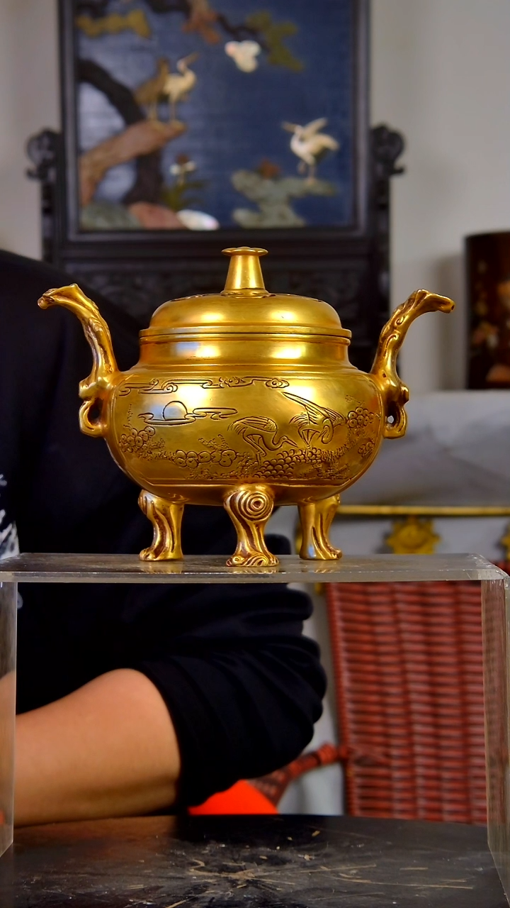 手工艺品琉璃普**禅精品香炉结缘