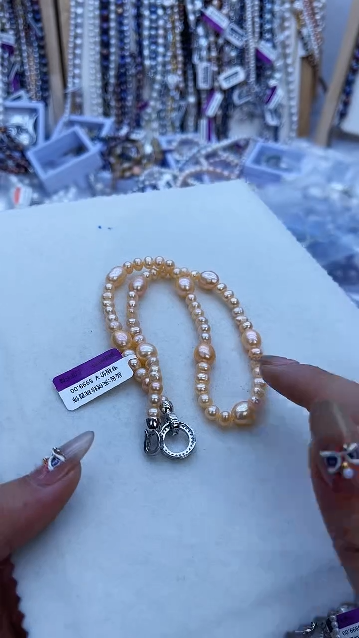 【闪购商品】淡水珍珠项链未镶嵌345