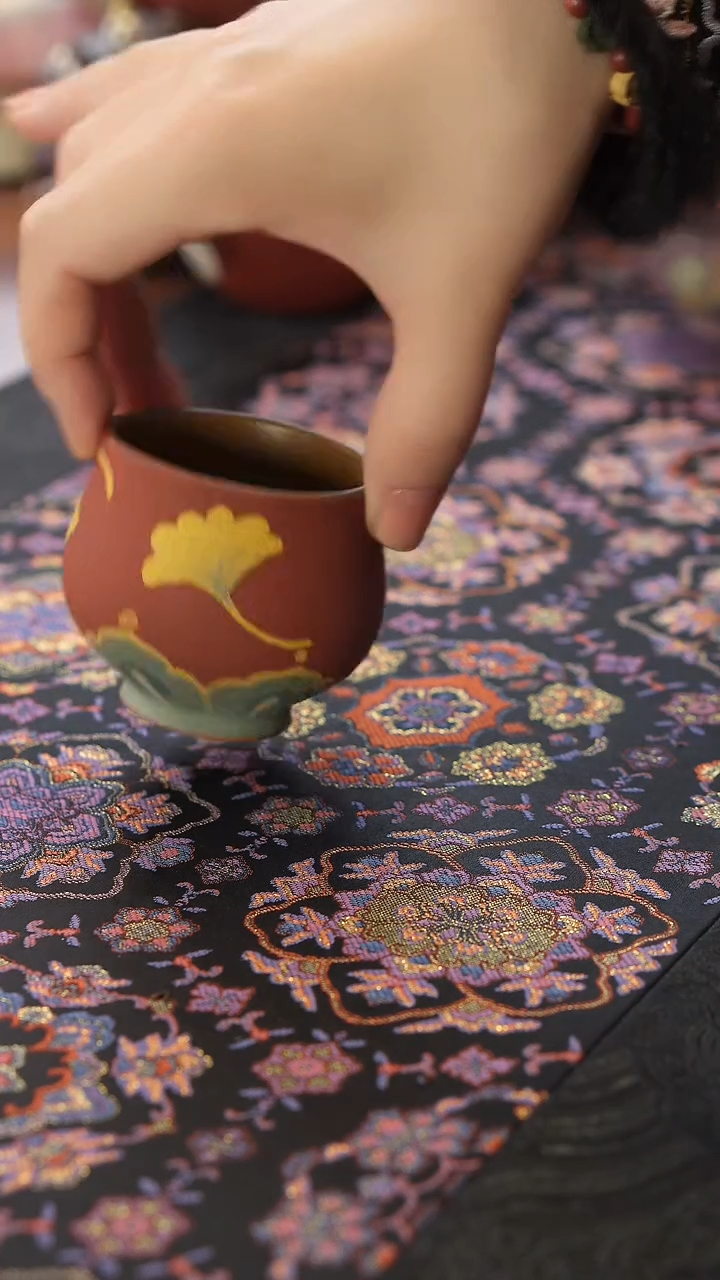 茶壶紫砂银杏主人杯