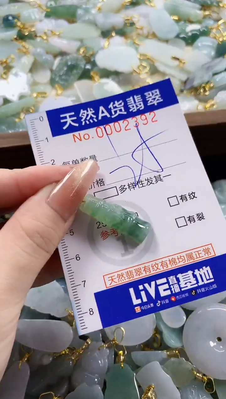 颈饰未镶嵌翡翠天然A货翡翠