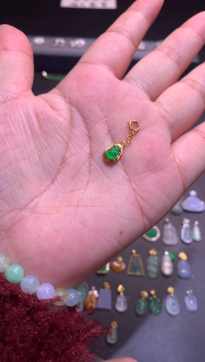 【闪购商品】翡翠吊坠(不含链)银S925镶嵌1