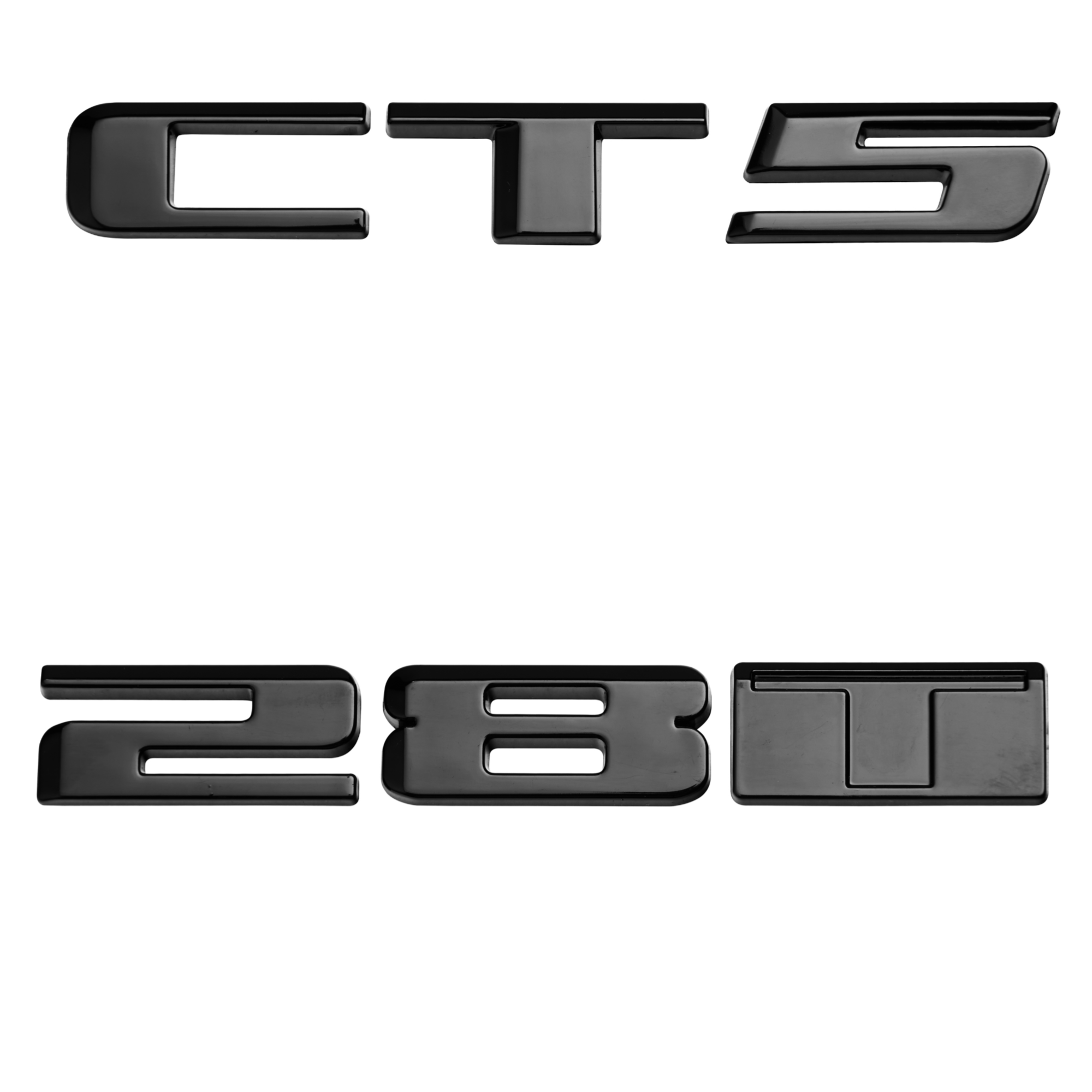 CT5专用黑化字体黑化车标套件