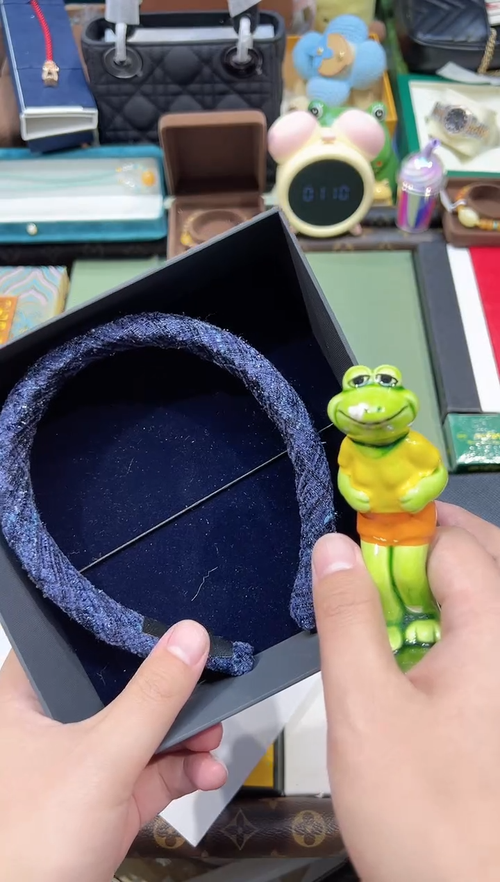 瓷片..秋季美拉德发箍  