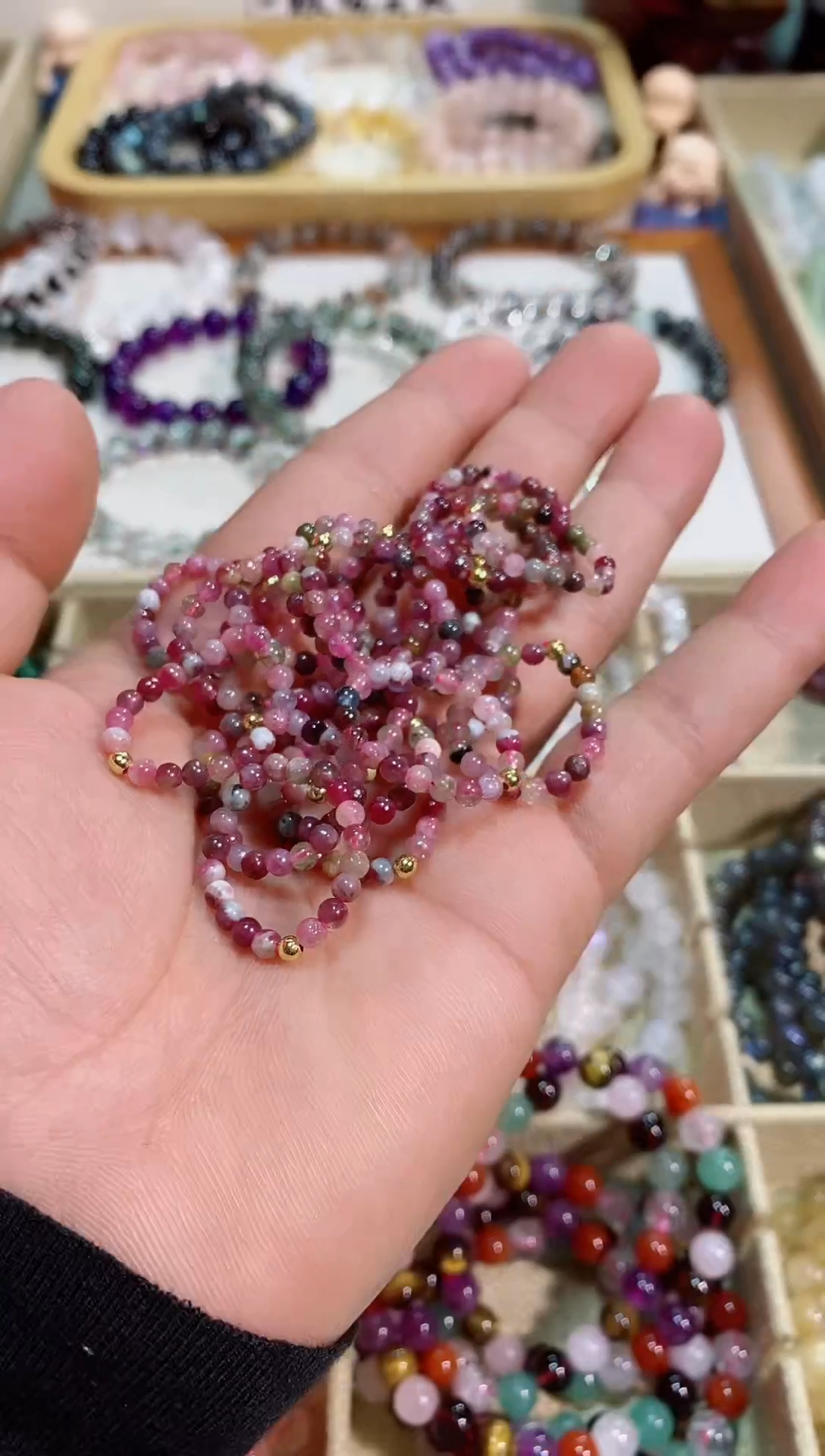 【闪购商品】水晶手链未镶嵌紫水戒指（多样性发其一）