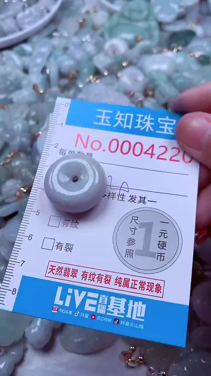 吊坠(不含链)未镶嵌翡翠4220