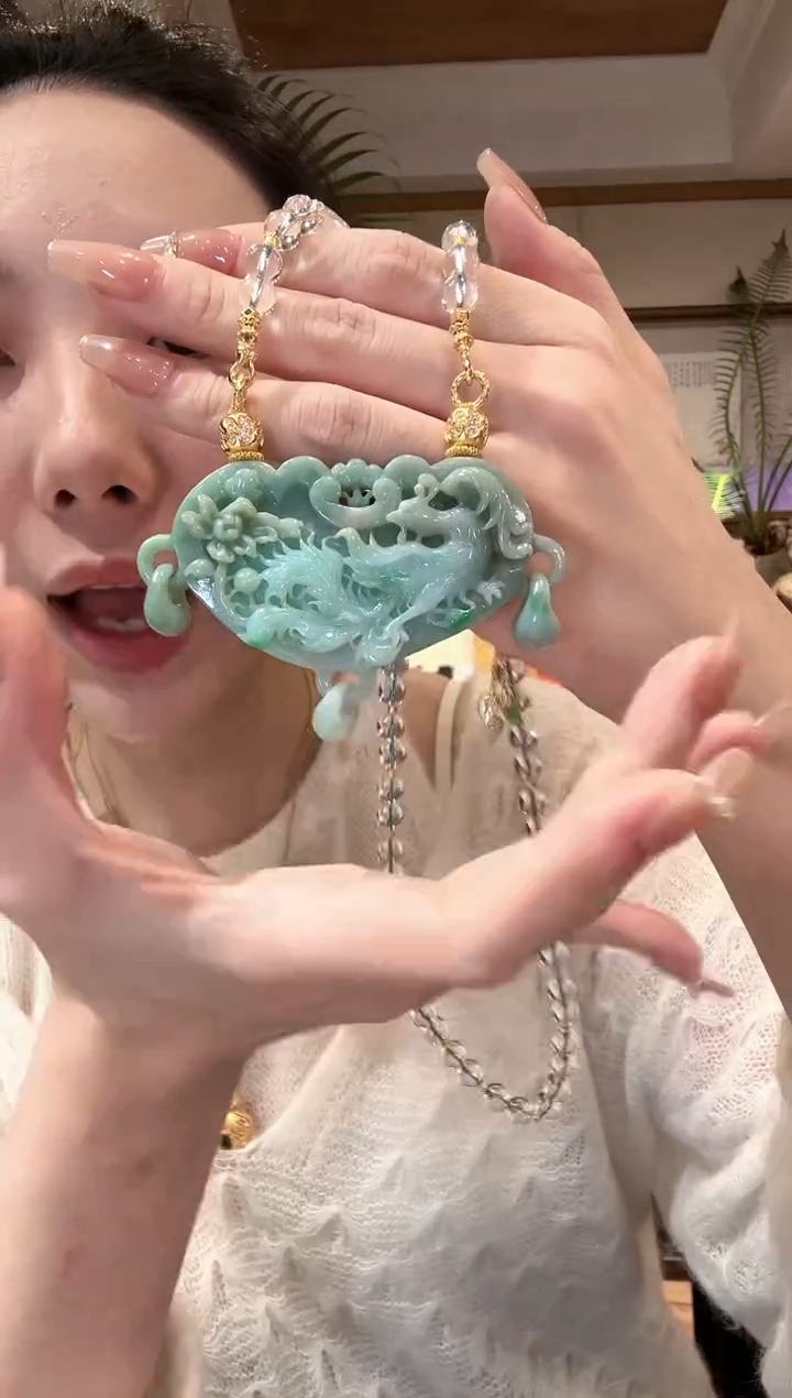 【闪购商品】翡翠颈饰未镶嵌国风