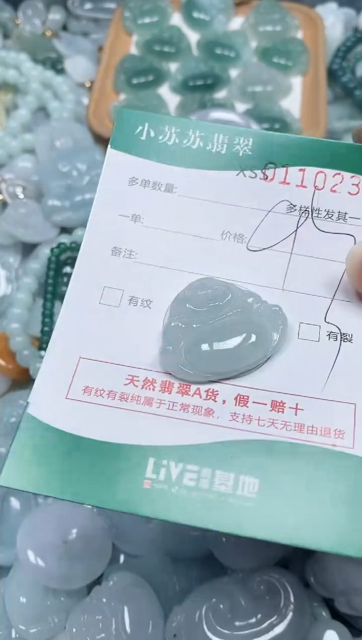 【闪购商品】翡翠颈饰未镶嵌闪购商品0110237