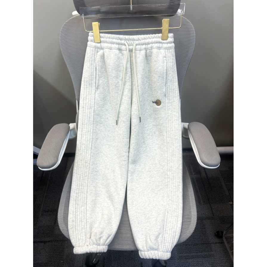 秋冬韩版字母加绒加厚运动裤休闲女童卫裤 A837 837 Q2