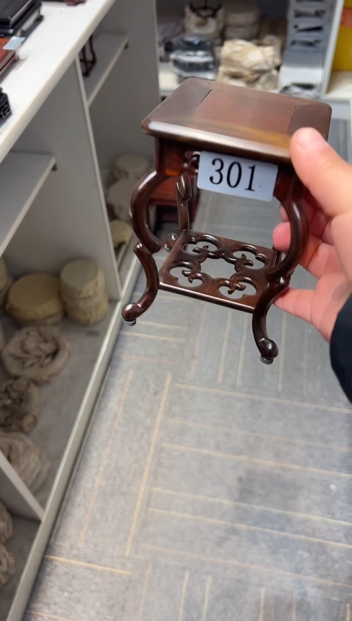 【闪购商品】红酸枝木类端景台底座