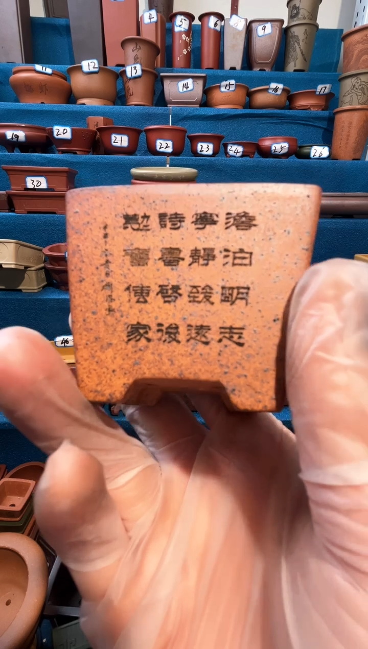 【闪购商品】紫砂紫砂花盆5.5*4