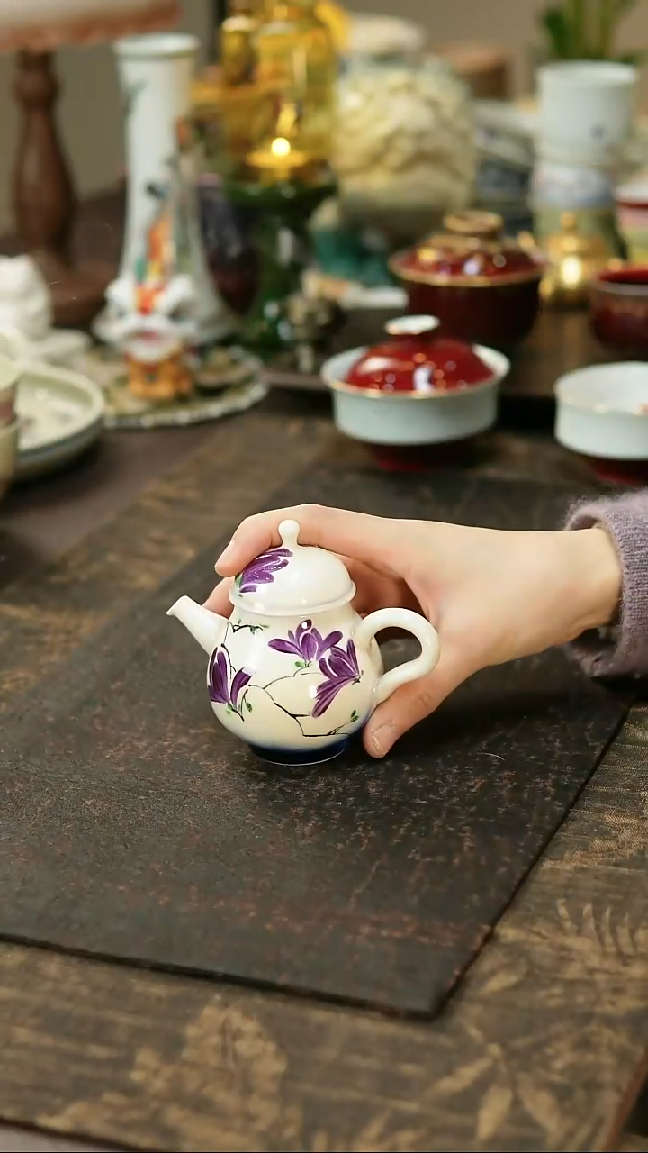 景德镇陶瓷杯碗柴烧多人