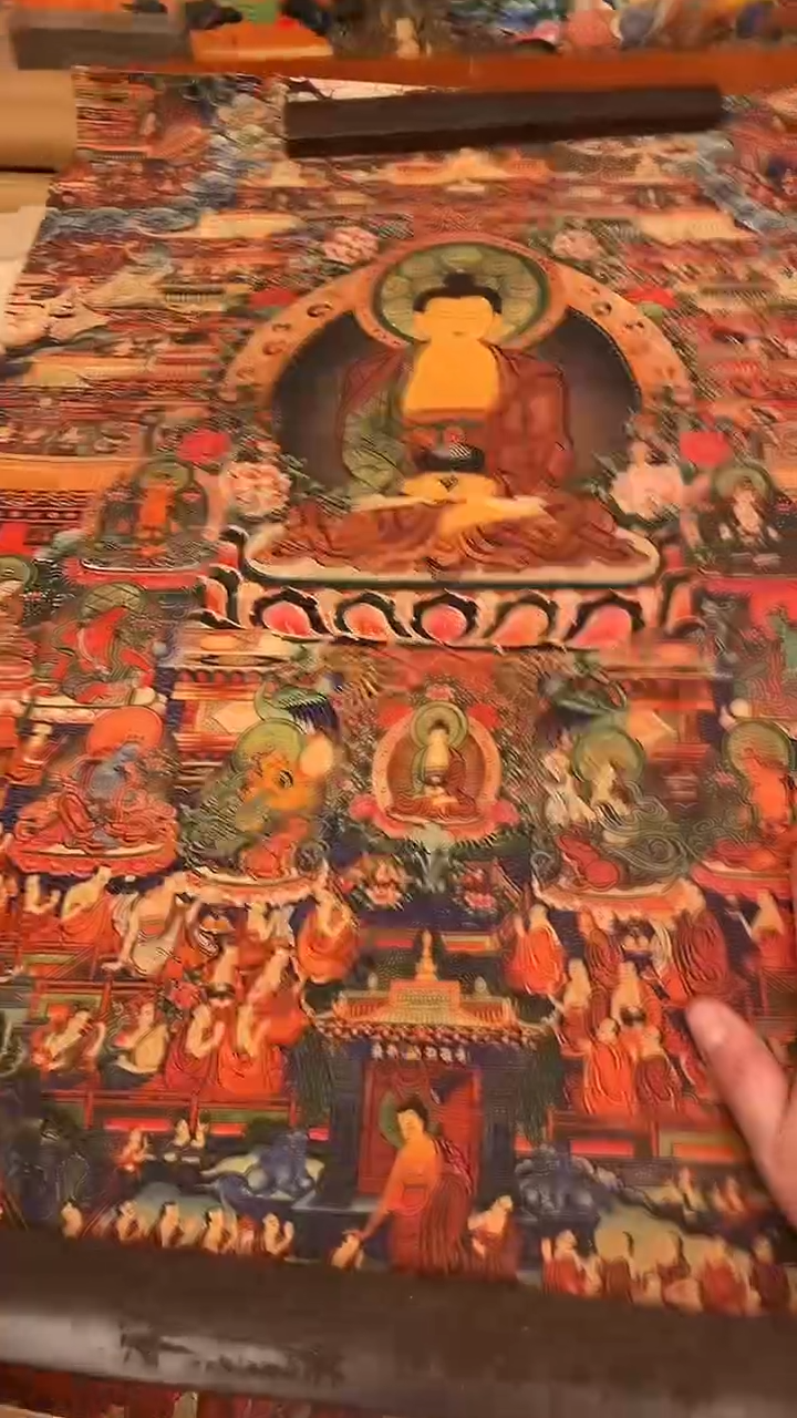 装裱画精美唐卡tk16091
