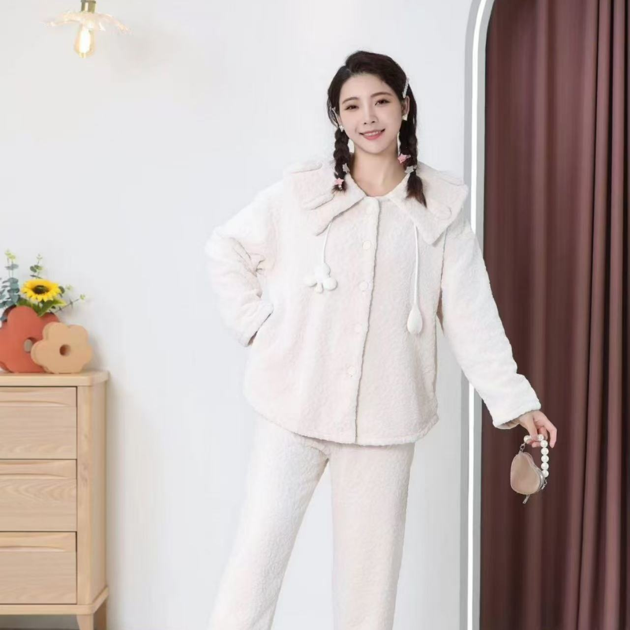 嘻嘻睡衣 暖暖绒系列家居服套装