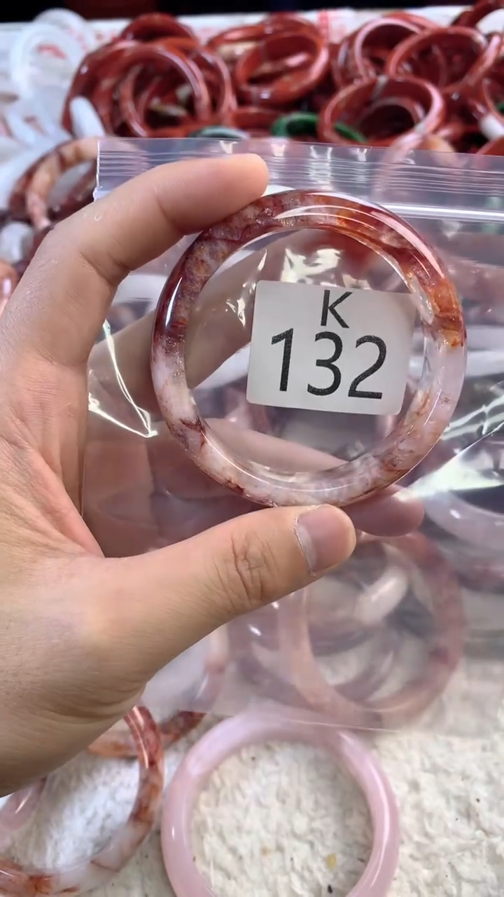 水晶手镯K未镶嵌水晶132-58