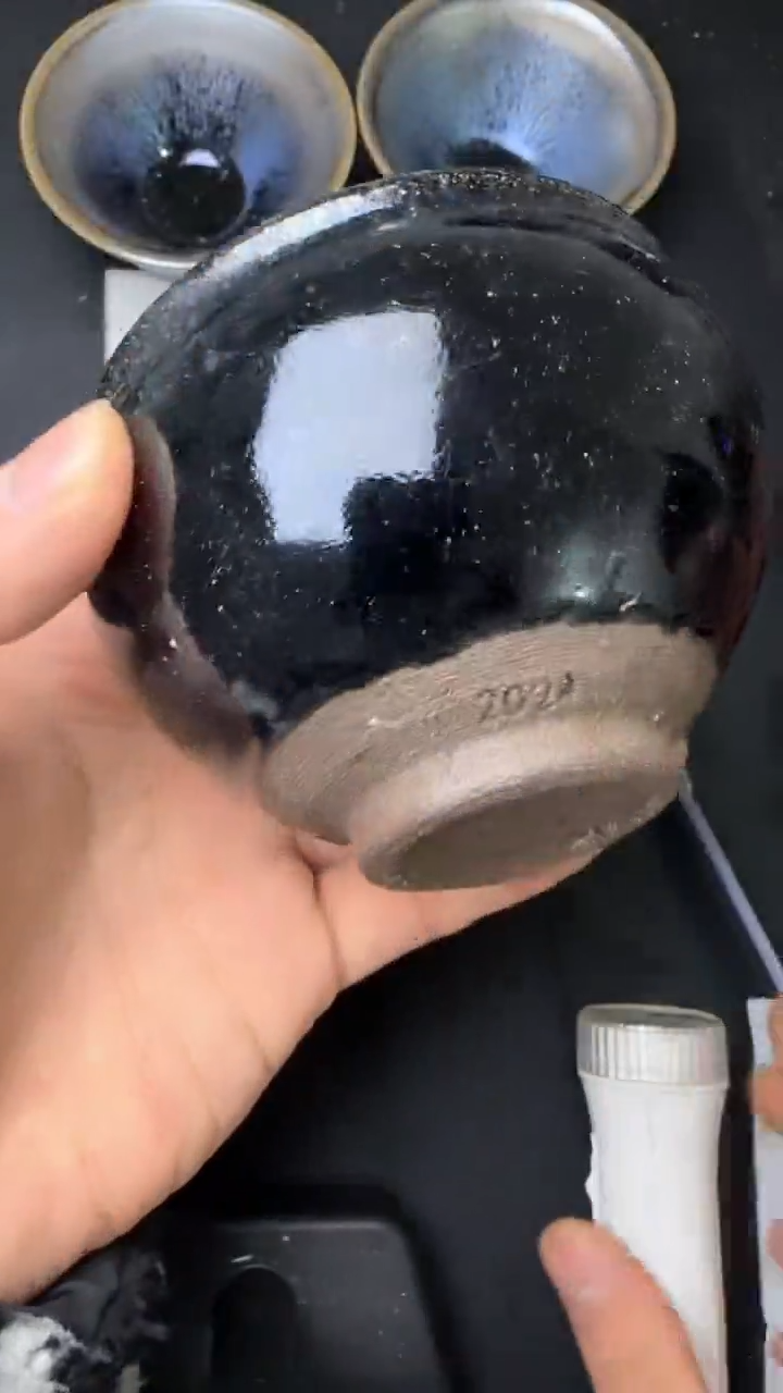 【闪购商品】茶盏建窑建盏微瑕茶器58