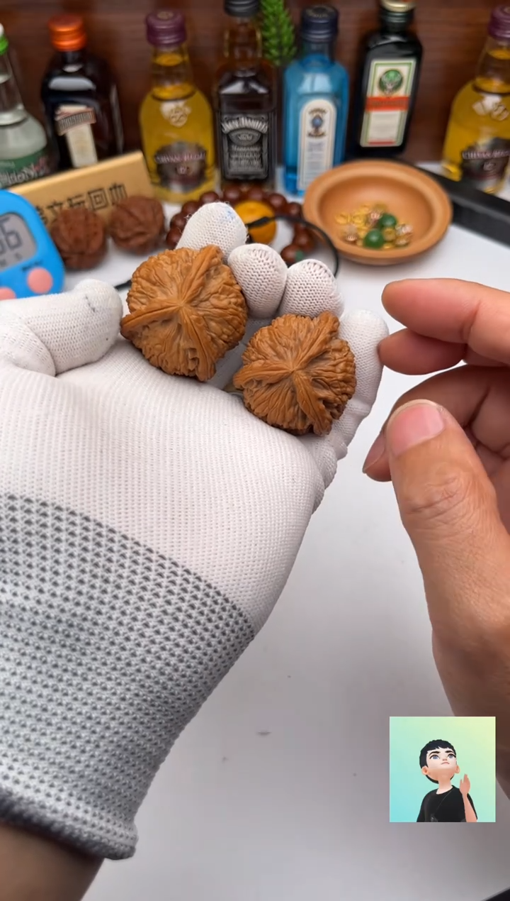 【闪购商品】文玩核桃吊坠核桃一对