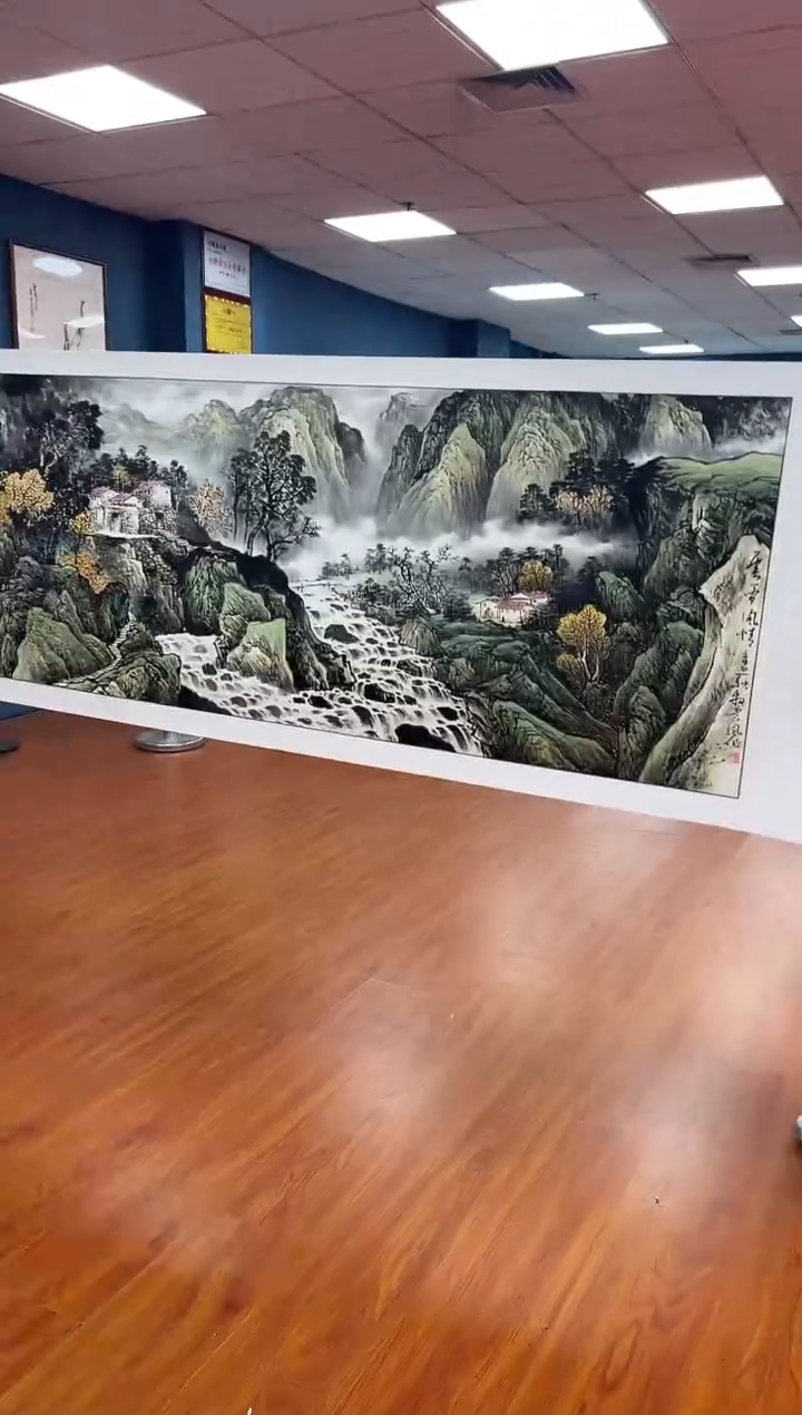 国画鲍**安娄渊波-国画作品-32