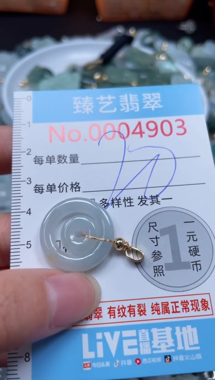 颈饰未镶嵌翡翠4903