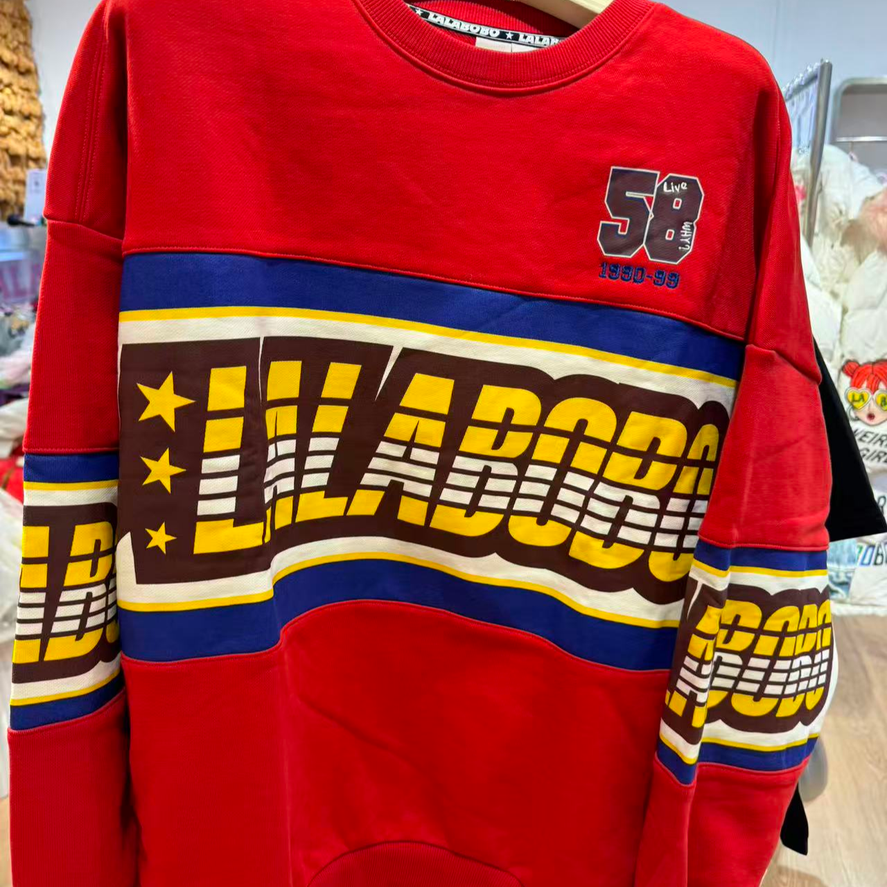 郑州（不退不换）LABO拼接大字母套头卫衣L20C-WSTS17