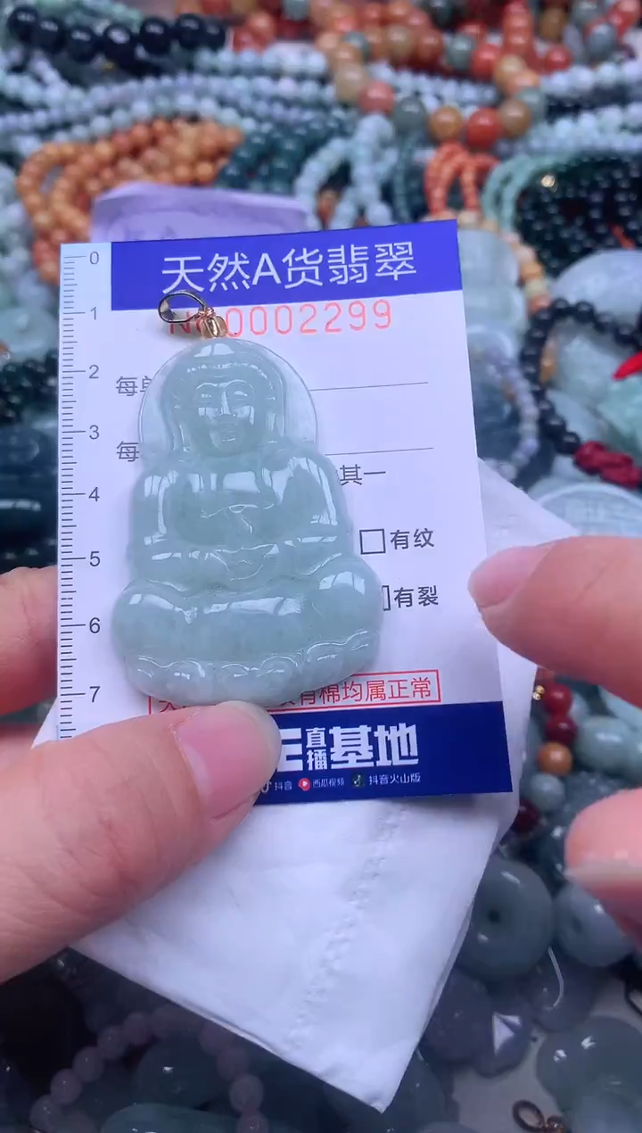 颈饰未镶嵌翡翠天然翡翠