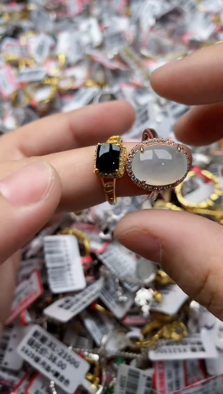 【闪购商品】翡翠戒指银S925镶嵌33333---3