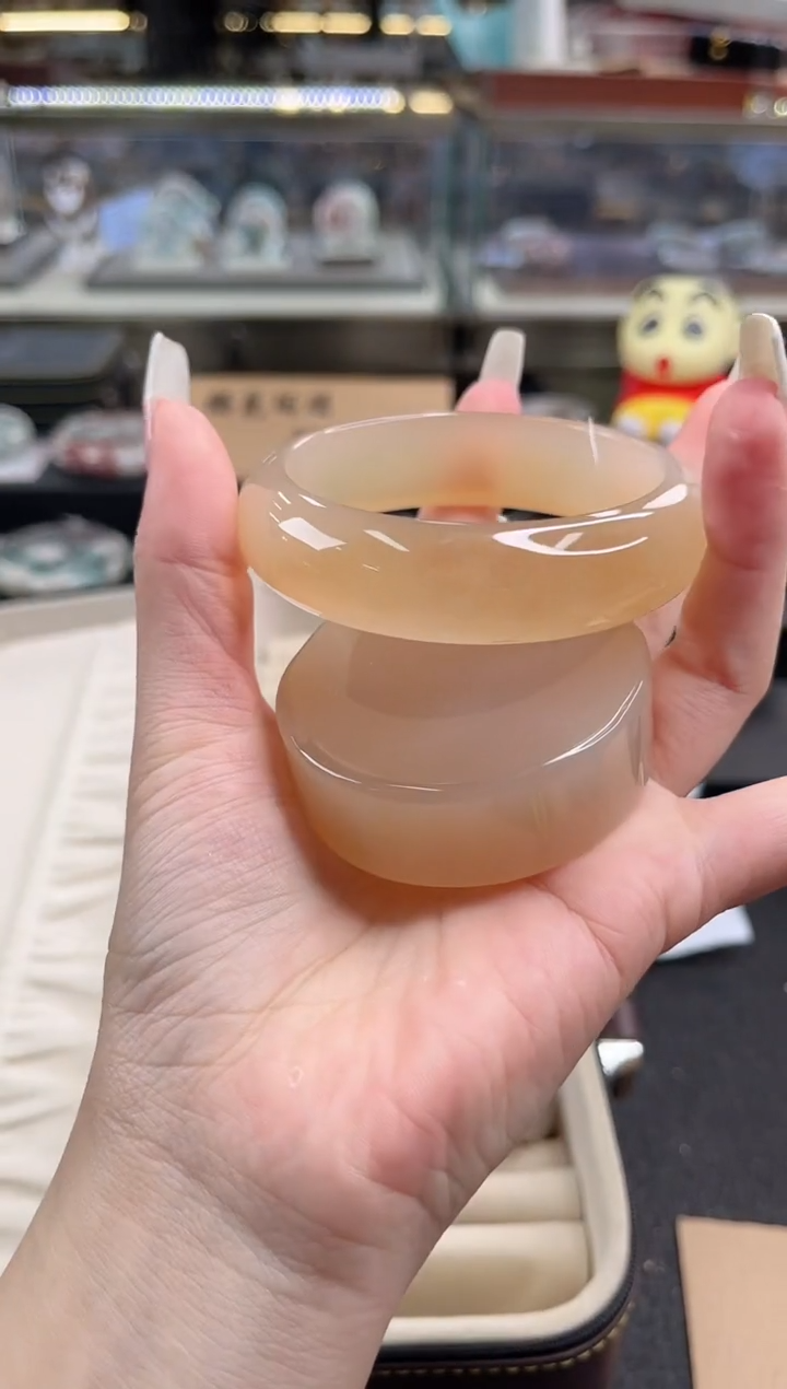 未镶嵌手镯石英质玉59圈口 （赠品镯心）354393